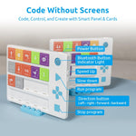 Load image into Gallery viewer, WhalesBot C3 Pro 12-in-1 Remote Control & Coding Robot Kit for Kids 4+, Advanced Smart Panel & Cards Programming, Educational STEM Toy, Block Building Set with Controller & Motor for Kids 4-6, 5-7