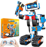Load image into Gallery viewer, okk Robot Building Toys for Boys, STEM Projects for Kids Ages 8-12, Remote & APP Controlled Engineering Learning Educational Coding DIY Building Kit Rechargeable Robot Toy Gifts for Girls