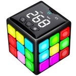 Load image into Gallery viewer, Xinbeiya Rechargeable Game Handheld Cube - 15 Fun Brain & Memory Game with Score Screen - Christmas Easter Birthday Gifts for Boys Girls Ages 6-12+ Years Old - Toy Gift Idea for Kids Teens (Black)