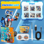 Load image into Gallery viewer, okk Robot Building Toys for Boys, STEM Projects for Kids Ages 8-12, Remote & APP Controlled Engineering Learning Educational Coding DIY Building Kit Rechargeable Robot Toy Gifts for Girls