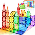 Load image into Gallery viewer, Coodoo Magnetic Tiles Kids Toys STEM Magnet Toy for Toddler Magnetic Blocks Building Preschool Learning Sensory Montessori Toys for 3+ Year Old Boys and Girls, Safe Creativity Toddler Kids Toy 40PCS