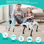 Load image into Gallery viewer, Dingdongwu Smart Robot Dog for Kids, STEM Learning Robotic Pet with Remote & APP Control, 30+ Actions, Programmable Toy, Gift for Boys Girls Age 6-12 (Compatible with iOS/Android)