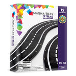 Load image into Gallery viewer, MAGNA-TILES XTRAS: Roads 12 Piece Magnetic Construction Set, The ORIGINAL Magnetic Building Brand