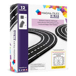 Load image into Gallery viewer, MAGNA-TILES XTRAS: Roads 12 Piece Magnetic Construction Set, The ORIGINAL Magnetic Building Brand
