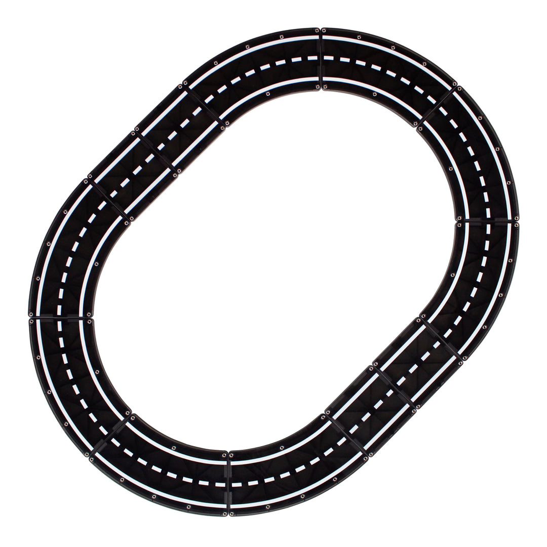 MAGNA-TILES XTRAS: Roads 12 Piece Magnetic Construction Set, The ORIGINAL Magnetic Building Brand