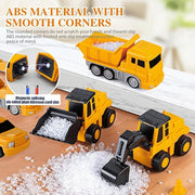 HOKITANS Smartoon Magnetic Robocar Set, 8/16/26/35PCS Kids Magnetic Toys, Magnetic Transform Engineering Car, Assembled Toys with Storage Box for Kids Age 3-8 Outdoor/Indoor Toys (1SET-35pcs)