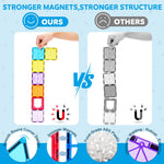 Load image into Gallery viewer, Ryoichi 138PCS Magnetic Building Tiles Set with 2 Cars, STEM Educational Construction Blocks &amp; Montessori Learning Toys for Kids Ages 3-9+ Years

