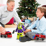 Load image into Gallery viewer, MIEBELY Toddler Robot Vehicles Set - 4Pcs Transforming Robots Toys for Kids - Magnetic Toys with Sturdy Connectors, Easy DIY Assembly Function - 4-in-1 Educational STEM for 3 4 5 6 Year Old Boys
