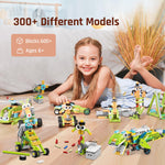 Load image into Gallery viewer, Coding Robot Kit for Kids Ages 6+, 200+ in 1 APP Control Dinosaur Robot Toy, Educational Scratch Program Robotic Kit with 47 Video Courses,Birthday Children&#39;s Day Gift for Boys Girls(600 Blocks)
